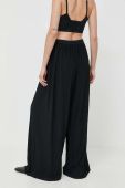 Штани Max Mara Leisure жіночі колір чорний широке висока посадка (3404534)