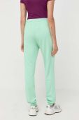 Бавовняні спортивні штани Patrizia Pepe колір зелений однотонні (3394827)