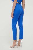 Штани Patrizia Pepe жіночі фасон сигарети середня посадка колір блакитний