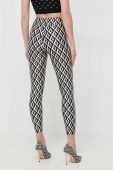 Легінси Elisabetta Franchi жіночі колір чорний візерунок