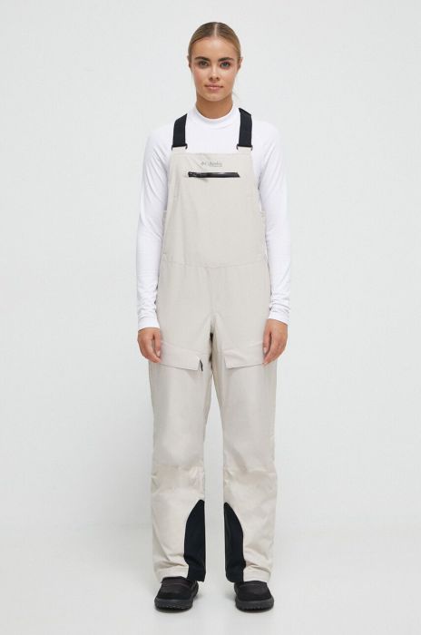 Лижні штани Columbia Highland Summit колір бежевий Лижні штани Columbia Highland Summit колір бежевий