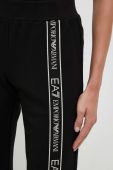 Спортивні штани EA7 Emporio Armani колір чорний з аплікацією (3394853)