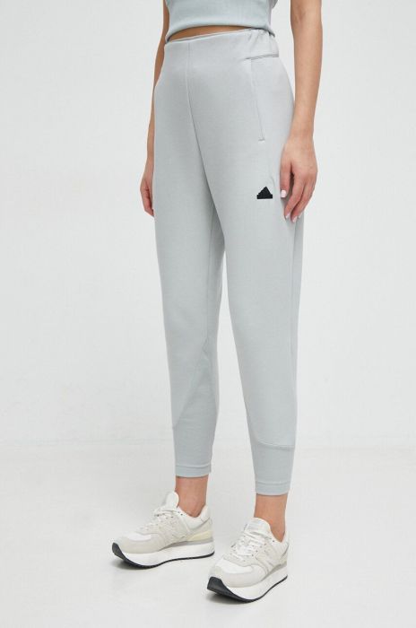 Спортивні штани adidas Z.N.E колір зелений однотонні (3637021)