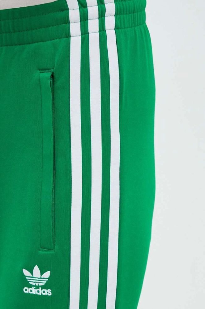 Спортивні штани adidas Originals колір зелений з аплікацією (3360336) фото 4
