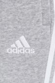 Спортивні штани adidas колір сірий меланж (3338732)