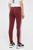 Спортивні штани adidas колір бордовий з аплікацією (3338736)