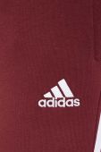 Спортивні штани adidas колір бордовий з аплікацією (3338736)