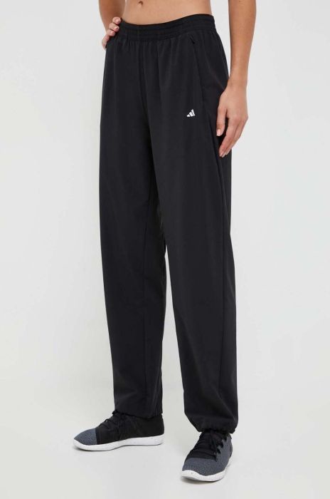 Штани для тренувань adidas Performance колір чорний однотонні (3515902)