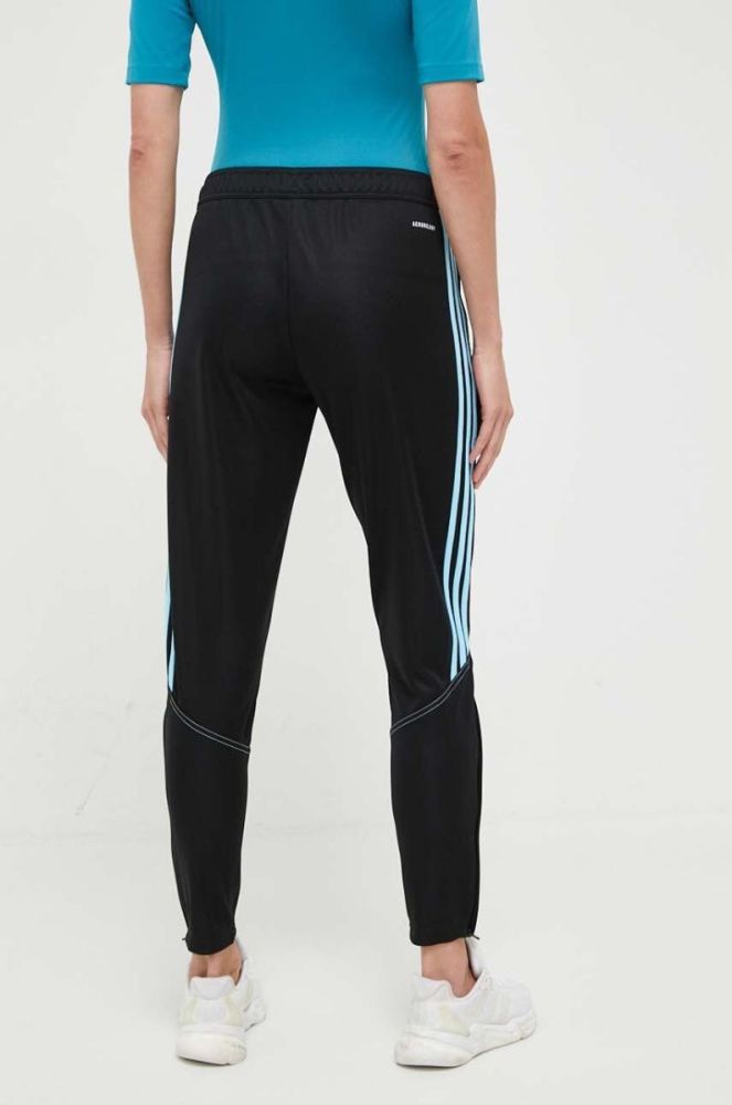 Штани для тренувань adidas Performance колір чорний з аплікацією фото 3