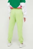Спортивні штани adidas колір зелений з аплікацією (3493330)