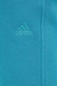Спортивні штани adidas колір бірюзовий однотонні (3493334)