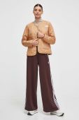 Спортивні штани adidas Originals колір коричневий з аплікацією