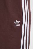 Спортивні штани adidas Originals колір коричневий з аплікацією