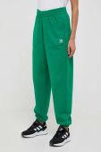 Спортивні штани adidas Originals колір зелений однотонні (3394857)