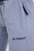 Штани outdoor adidas TERREX Liteflex колір фіолетовий