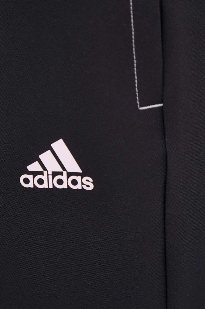 Спортивні штани adidas колір чорний однотонні (3504456) фото 4