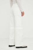 Бавовняні штани Day Birger et Mikkelsen колір білий широке висока посадка