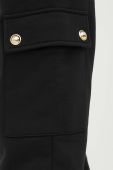 Бавовняні спортивні штани MICHAEL Michael Kors колір чорний однотонні
