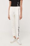 Спортивні штани Armani Exchange колір бежевий з принтом (3363124)