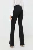 Штани Liu Jo жіночі колір чорний кльош висока посадка (3512475)