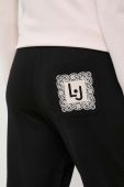 Спортивні штани Liu Jo колір чорний однотонні (3681360)