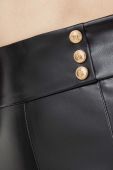Штани Elisabetta Franchi жіночі колір чорний кльош висока посадка (3642195)