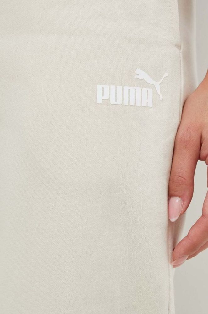 Спортивні штани Puma колір білий однотонні фото 4