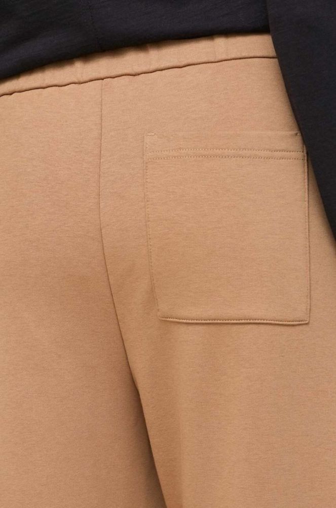 Спортивні штани Max Mara Leisure колір коричневий однотонні фото 4
