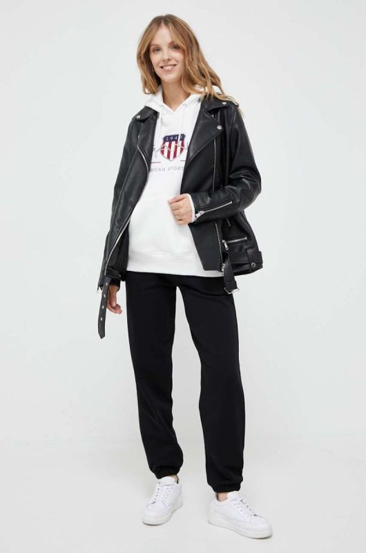 Спортивні штани Gant колір чорний меланж (3342505) фото 2