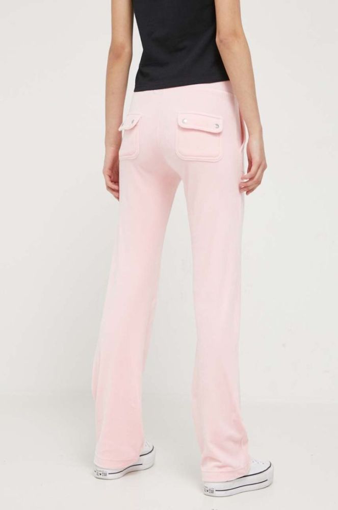 Спортивні штани Juicy Couture Del Ray колір рожевий однотонні (3361741) фото 3