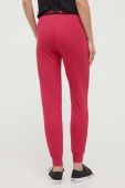 Штани лаунж HUGO колір рожевий однотонні (3507915)