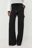 Штани Pinko жіночі колір чорний пряме висока посадка (3524052)