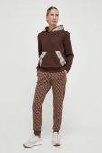 Спортивні штани Guess колір коричневий візерунок (3542257)