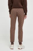 Спортивні штани Guess колір коричневий візерунок (3542257)