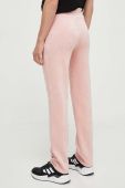 Спортивні штани Guess колір рожевий однотонні (3547446)