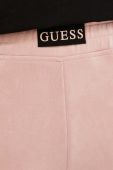 Спортивні штани Guess колір рожевий однотонні (3547446)