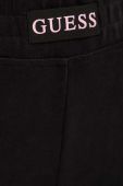 Спортивні штани Guess колір чорний однотонні (3547449)