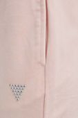 Спортивні штани Guess колір рожевий з аплікацією (3586116)