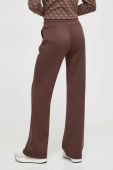 Спортивні штани Guess колір коричневий з аплікацією (3586137)
