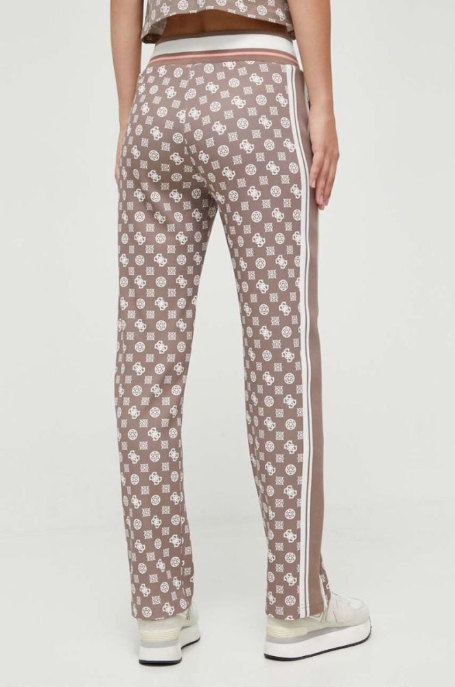 Спортивні штани Guess колір бежевий візерунок (3610427) фото 3