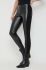 Легінси Patrizia Pepe жіночі колір чорний однотонні