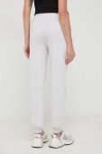 Бавовняні спортивні штани Patrizia Pepe колір білий однотонні