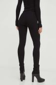 Спортивні штани Patrizia Pepe колір чорний однотонні