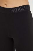 Спортивні штани Patrizia Pepe колір чорний однотонні