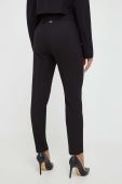 Штани Twinset жіночі колір чорний пряме висока посадка (3588784)