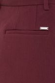 Штани Dkny жіночі колір бордовий пряме висока посадка (3497439)