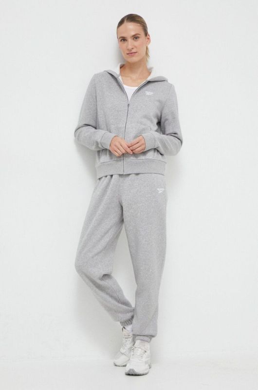 Спортивні штани Reebok колір сірий меланж (3555104) фото 2