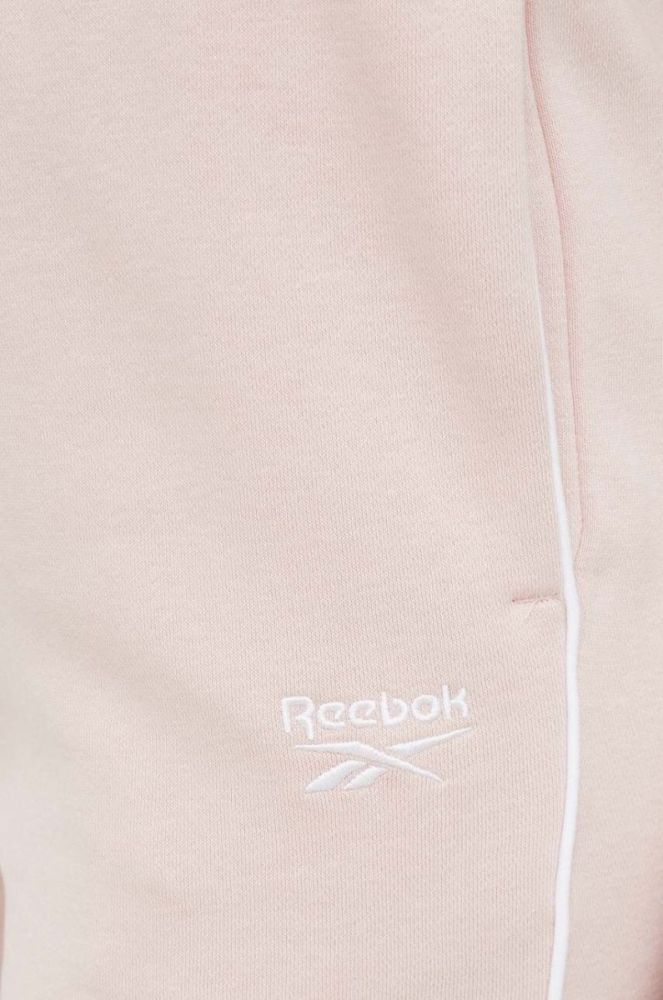 Спортивні штани Reebok колір рожевий однотонні (3547464) фото 4