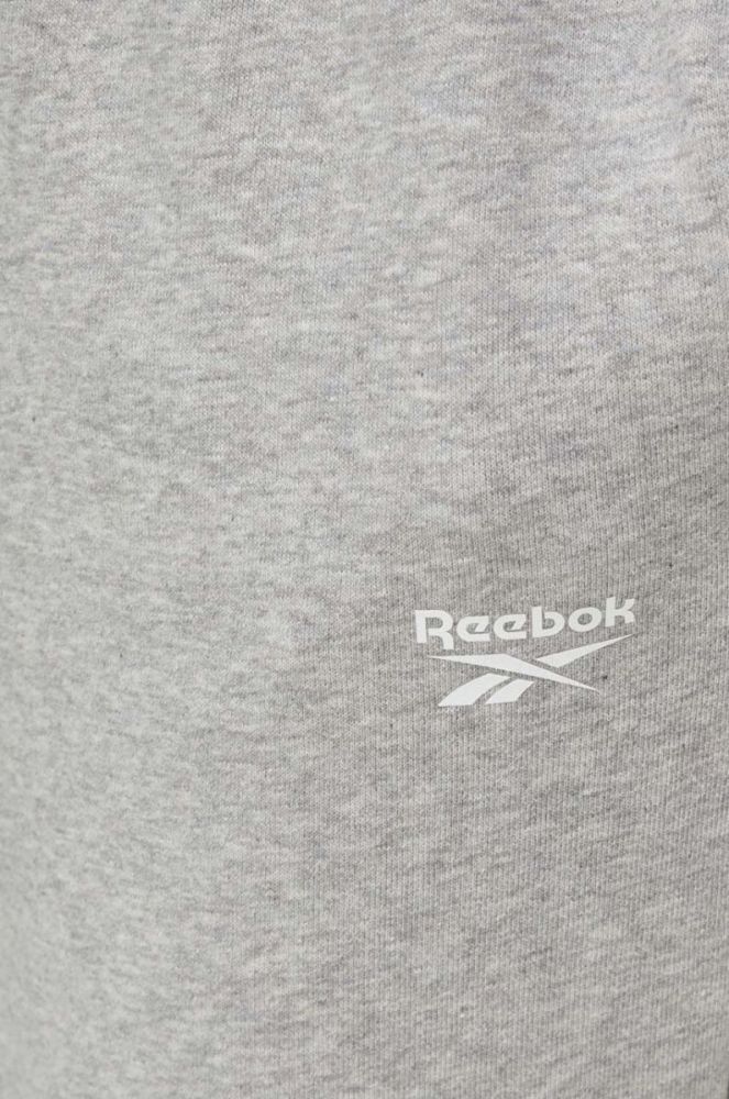 Спортивні штани Reebok колір сірий меланж (3542206) фото 4