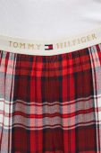Піжамні штани Tommy Hilfiger жіночі колір бордовий